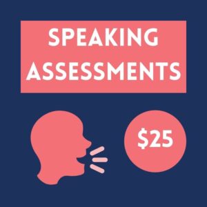 Strategies for confident English speaking and fluency Speaking Assesments